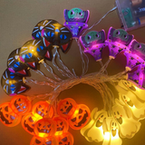 Halloween LED String Lights Pumpkin Ghost Decor