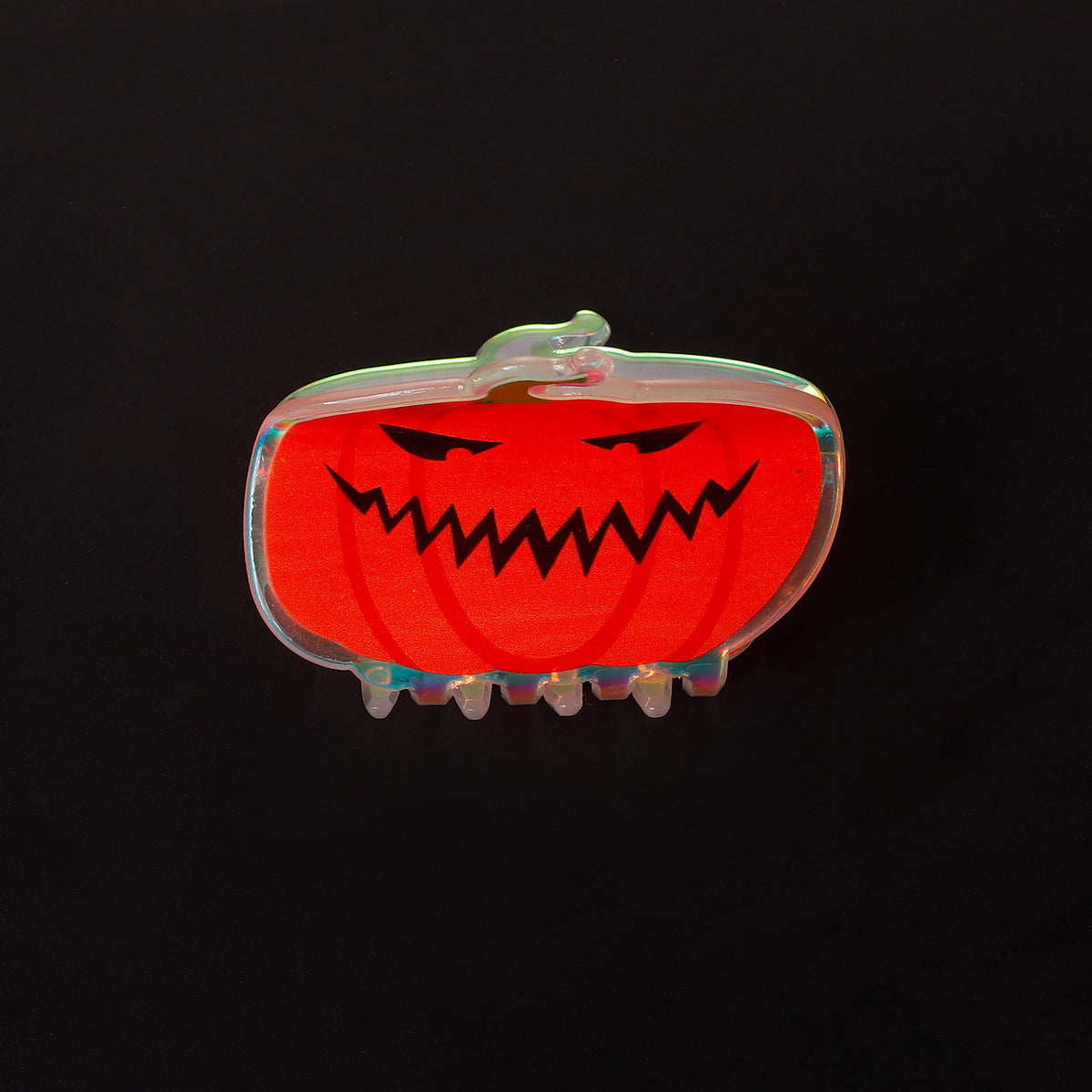 Halloween Pumpkin Ghost Hair Clip - PVC