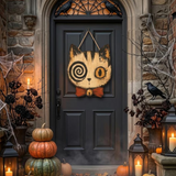 Halloween Wooden Door Sign