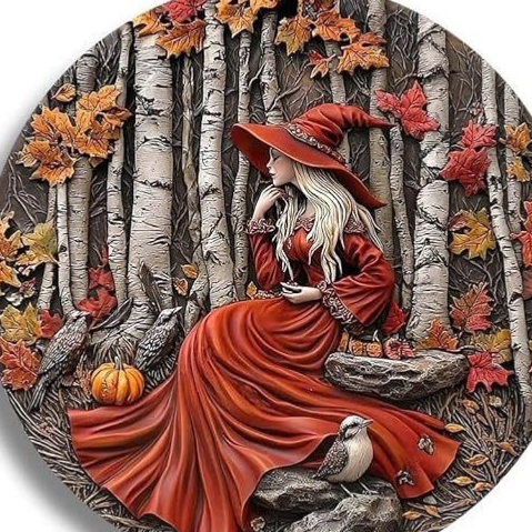 Halloween Wooden Hanging Door Sign