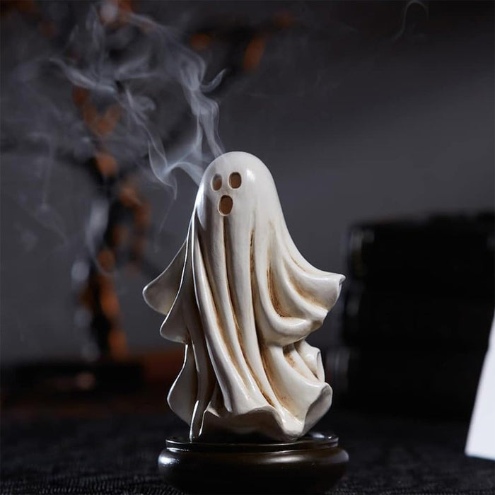 Ghost Incense Holder Halloween Decor - Resin