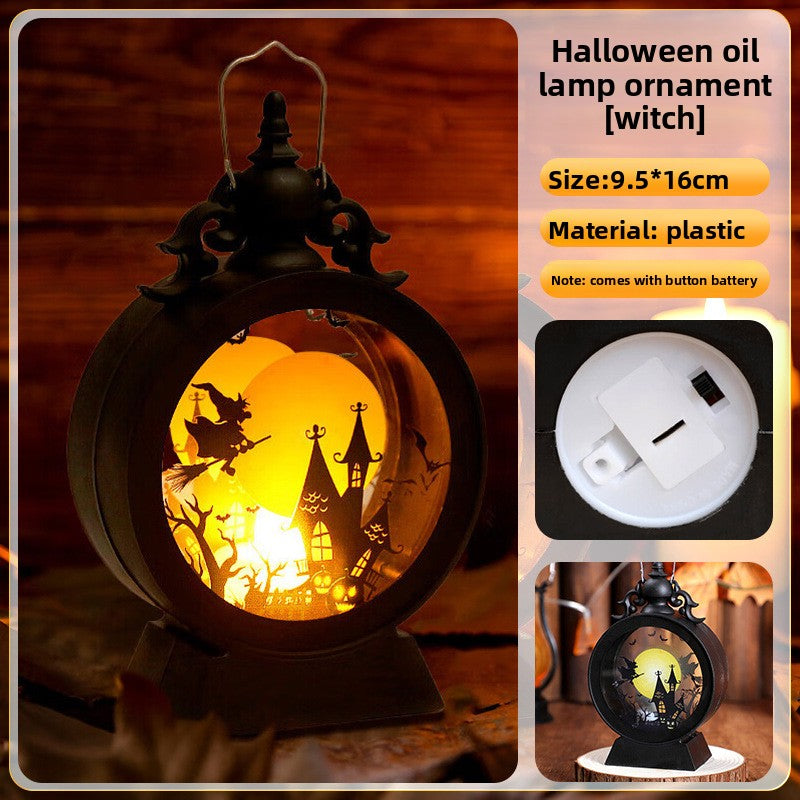 Halloween LED Pumpkin Decorations - Plastic