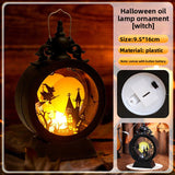 Halloween LED Pumpkin Decorations - Plastic