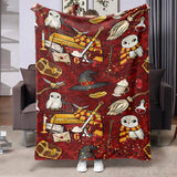 Halloween Printed Flannel Blanket