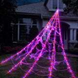 Halloween Spider Web Light Net with Remote Control