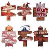 Halloween Plastic Yard Stake Decoration