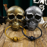 Halloween Pumpkin and Skull Doorbell with Lights and Sound - Plastic