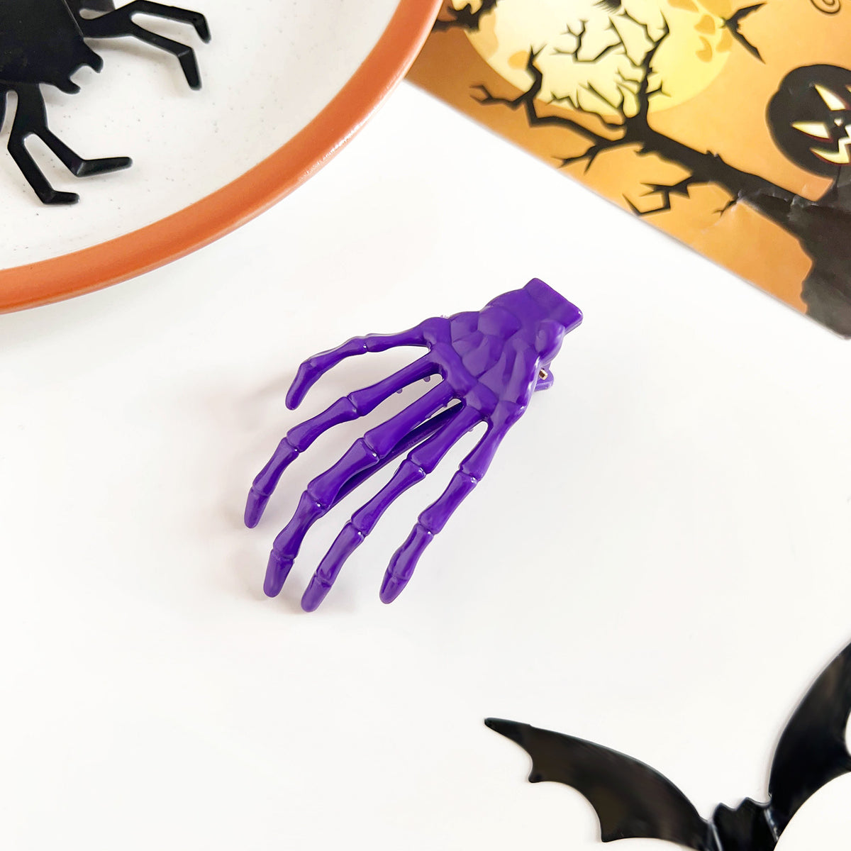 Halloween Skeleton Hand Hair Clip