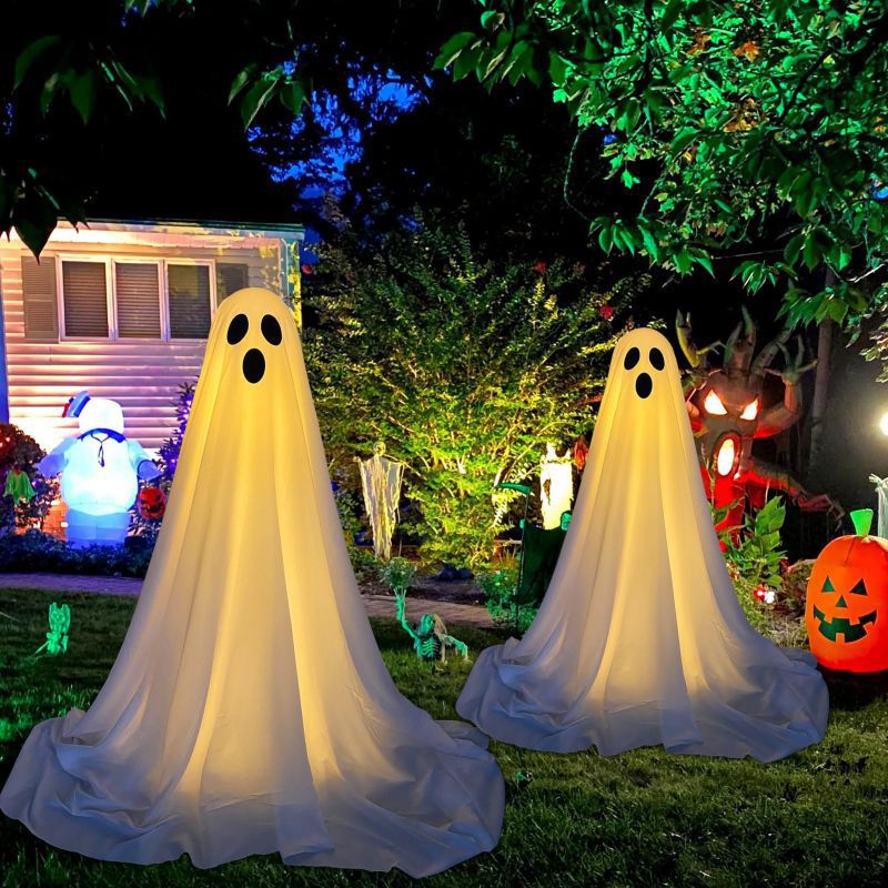 Halloween Light-Up Ghost Decoration