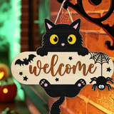 Halloween Wooden Hanging Door Sign