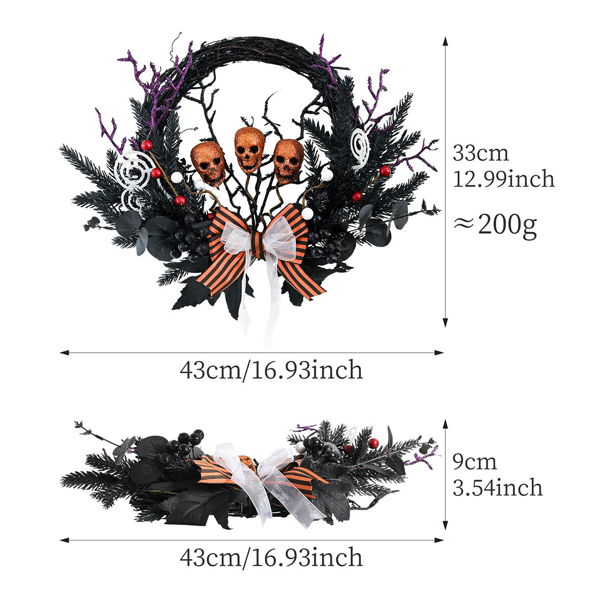 Halloween Decorative Garland - Plastic