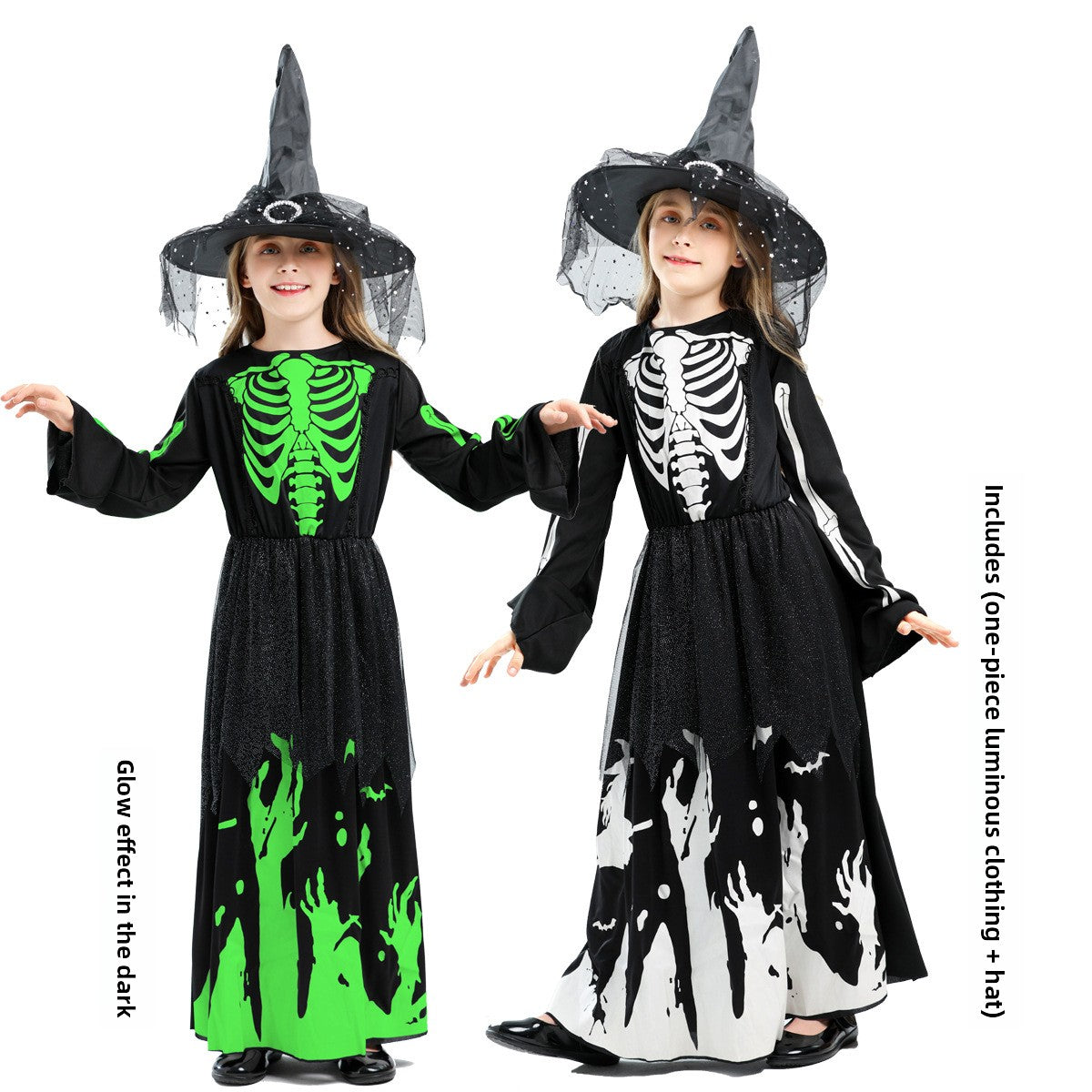 Halloween Glow-in-the-Dark Cosplay Costume