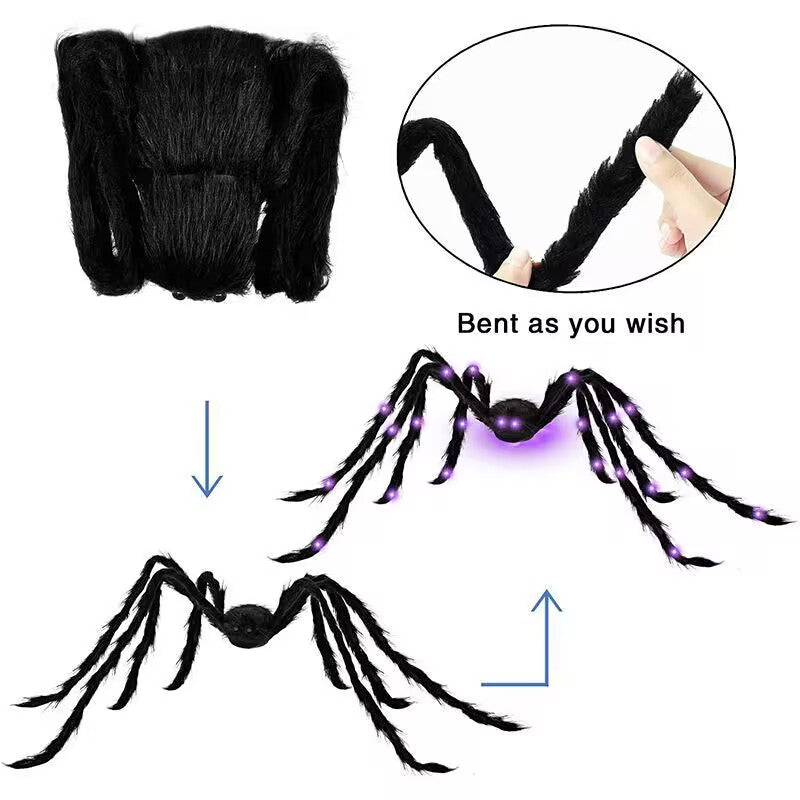 Halloween Light-Up Spider Decoration