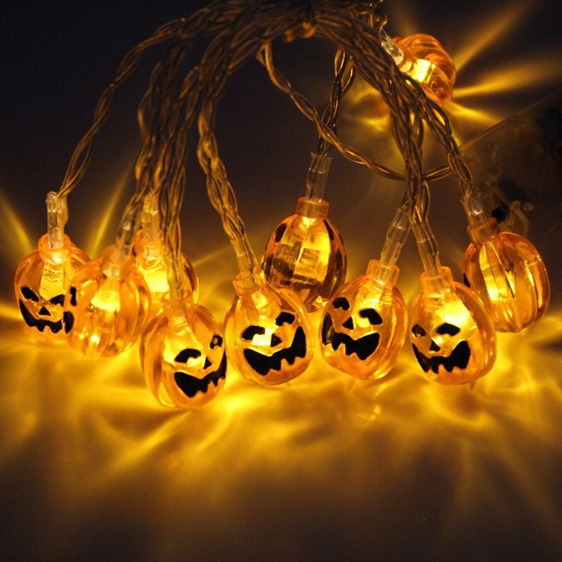 Halloween Battery-Powered LED String Lights
