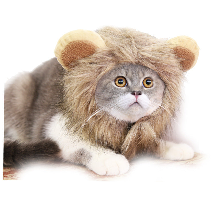 Halloween Lion Mane Hat for Dogs and Cats - Acrylic