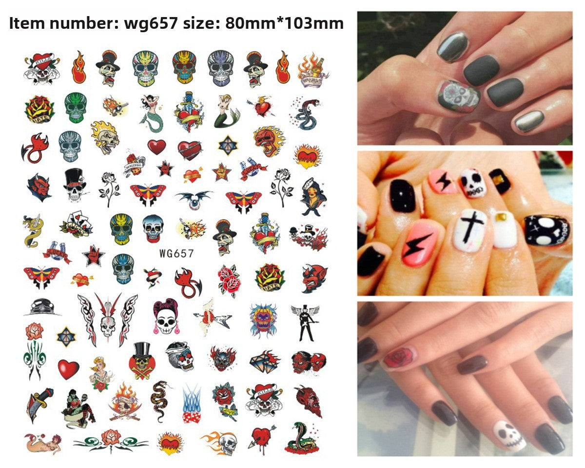 Halloween Nail Stickers - Vinyl