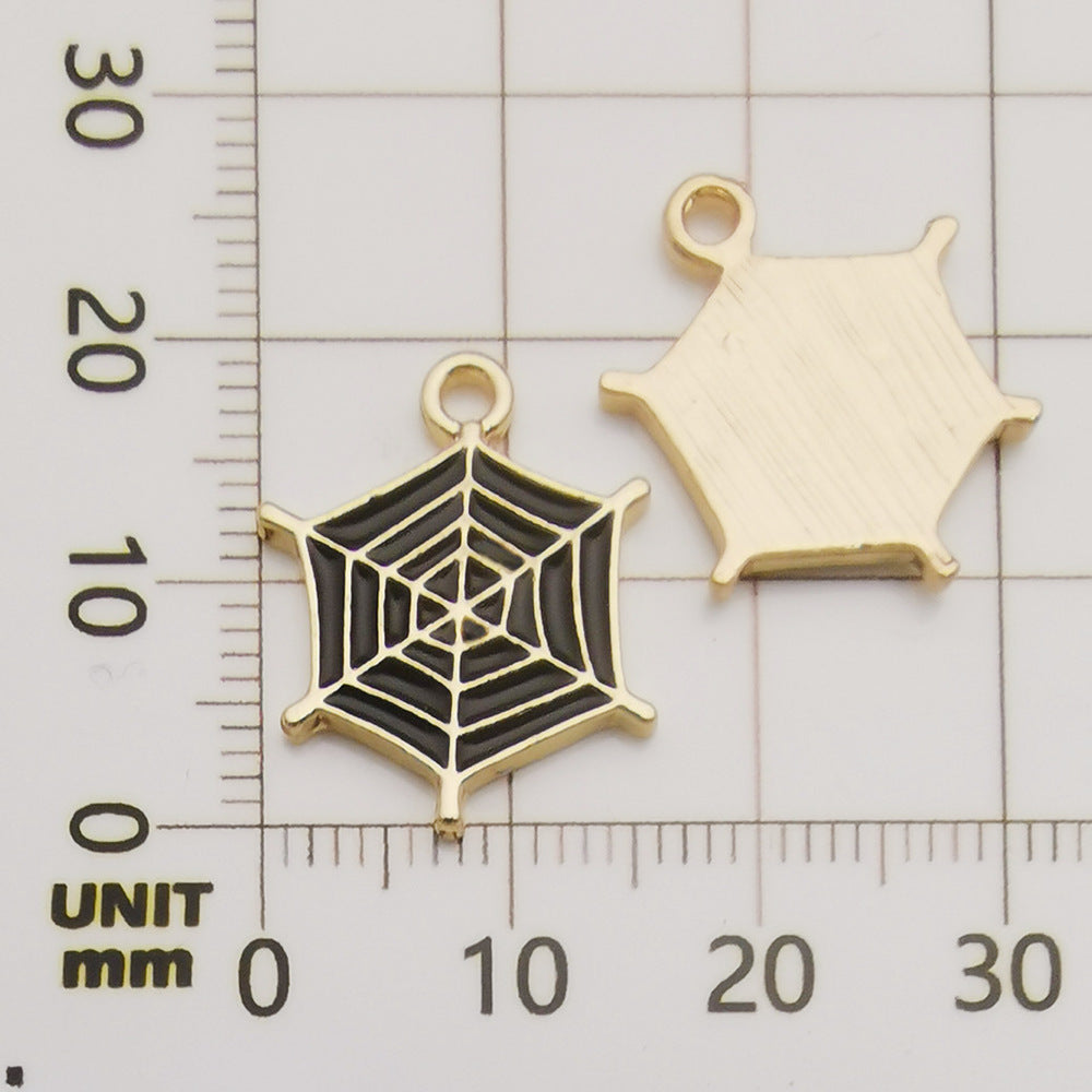 Halloween Enamel Jewelry Pendants - Alloy DIY Charms