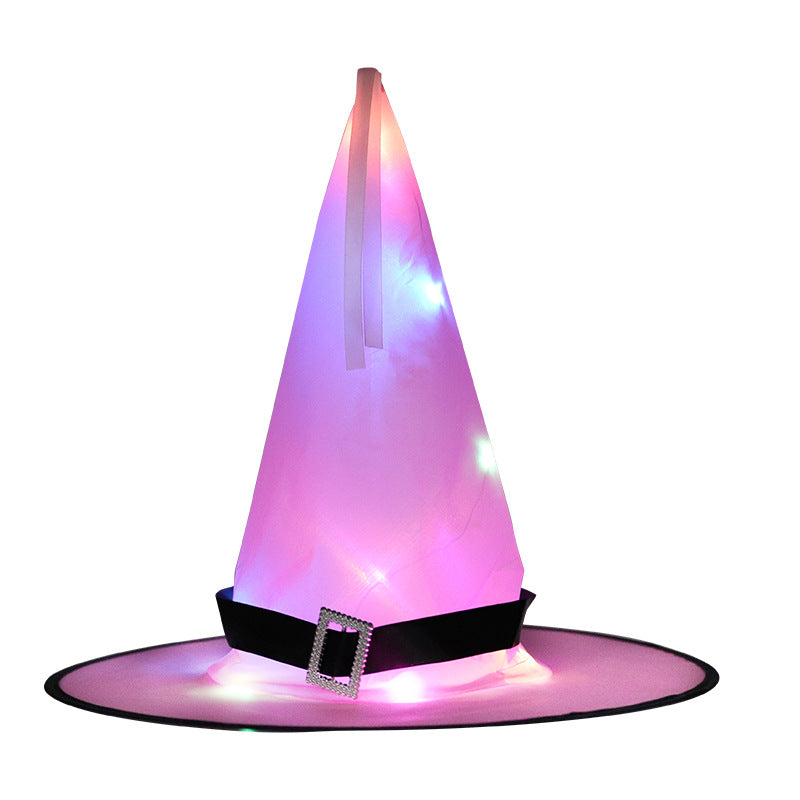 Halloween LED Witch Hat - Cloth
