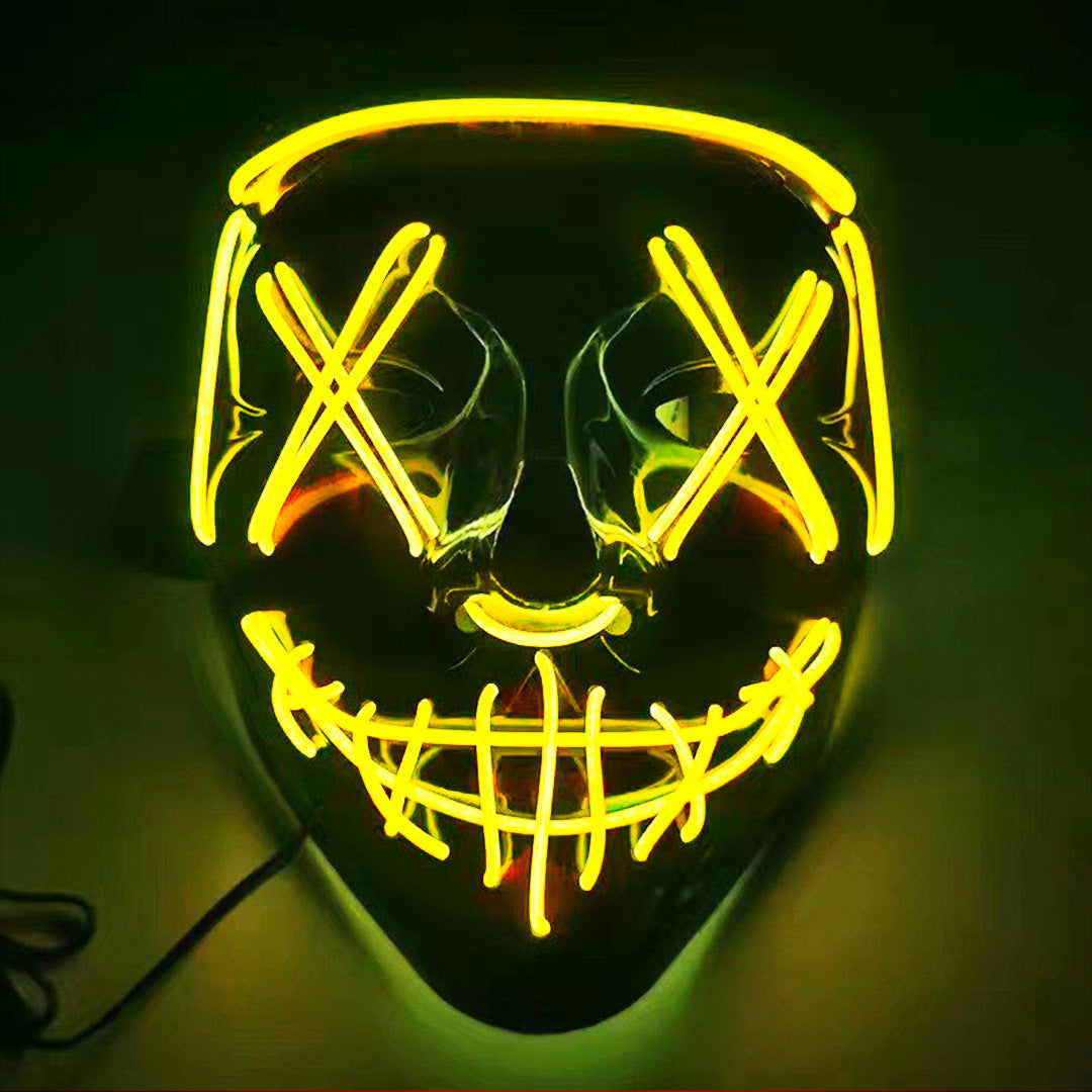 Halloween LED V-Shaped Mask - PVC