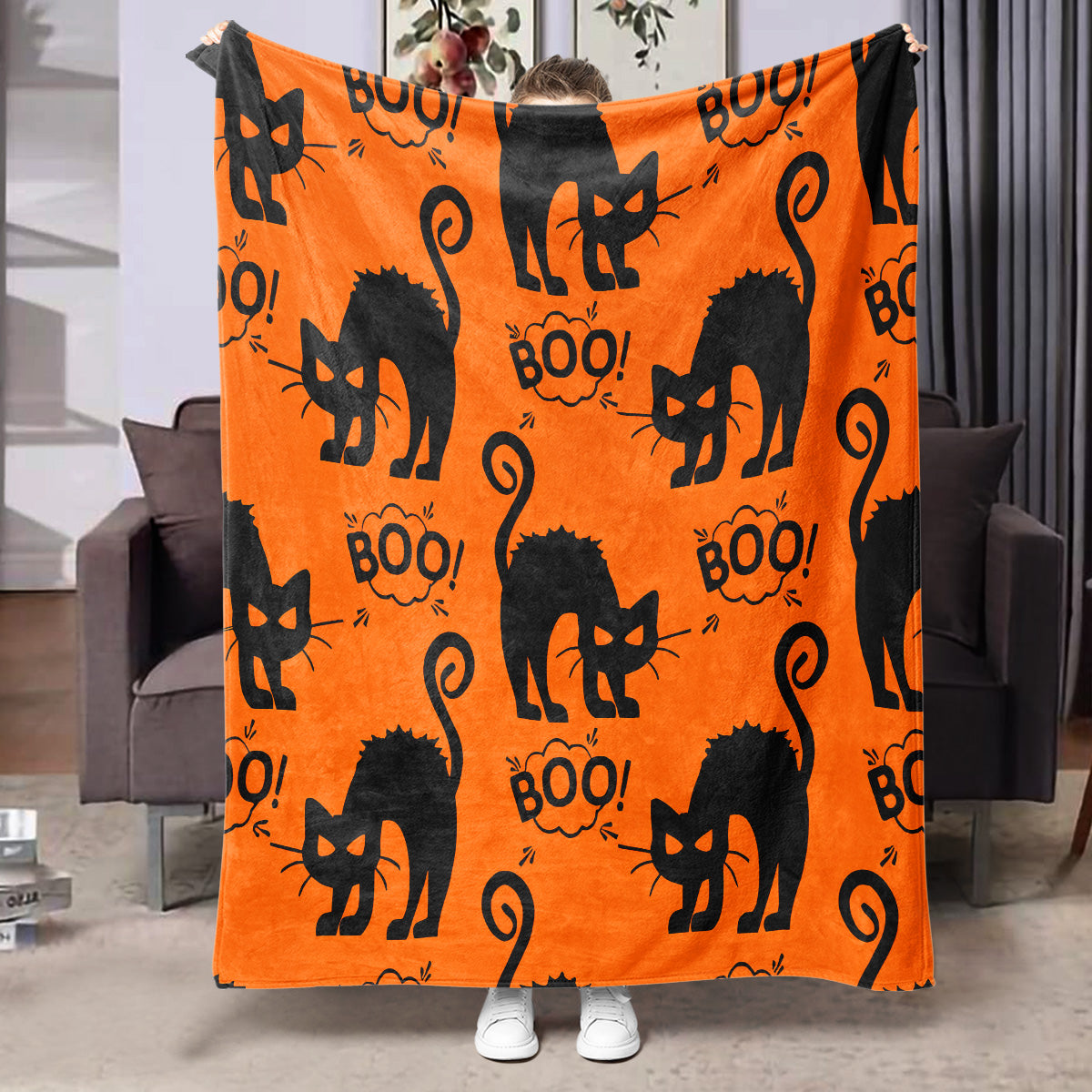Halloween Printed Flannel Blanket