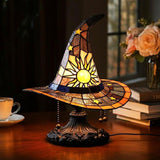 Resin Gothic Halloween Witch Hat Night Light