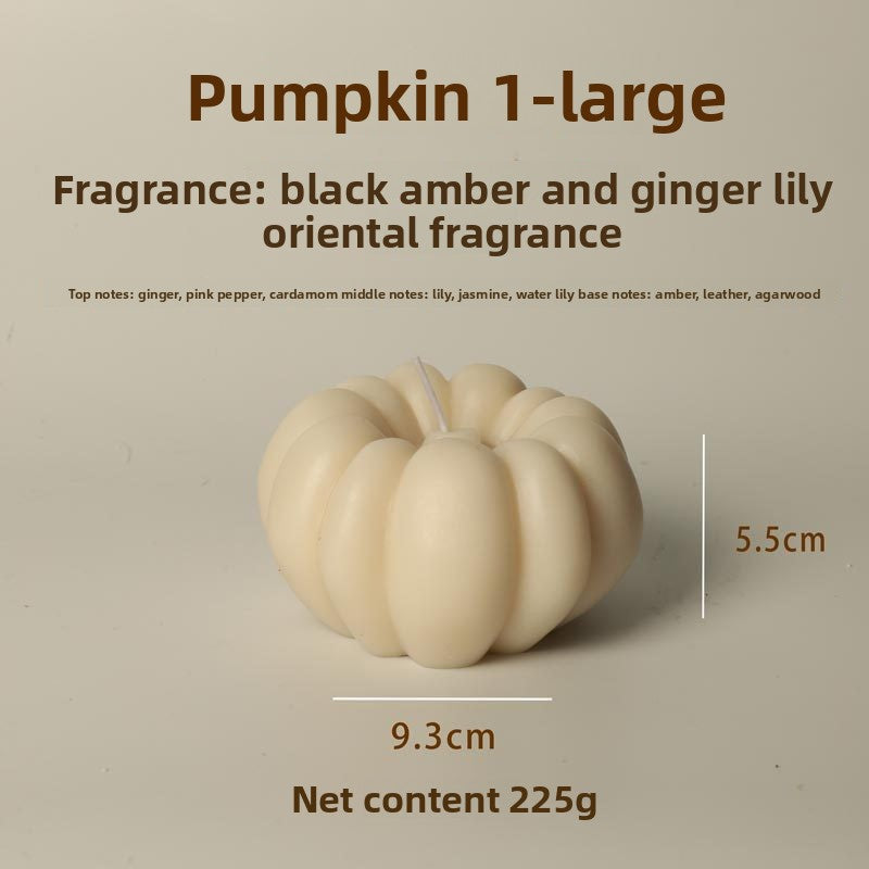 Halloween Pumpkin-Shaped Scented Candles