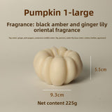 Halloween Pumpkin-Shaped Scented Candles