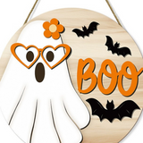 Halloween Boxwood Wall and Door Sign