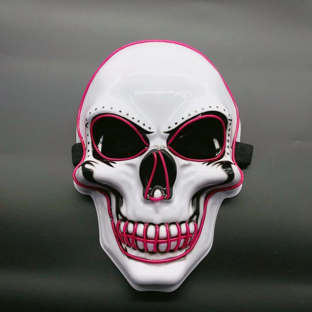 Halloween Glow-in-the-Dark Masks - Plastic