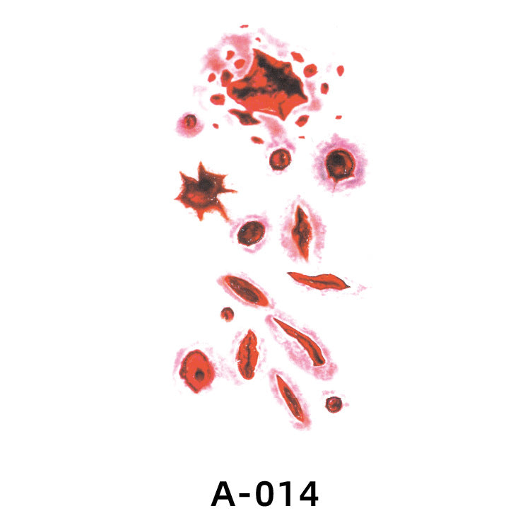 Halloween Fake Scar Tattoo Stickers