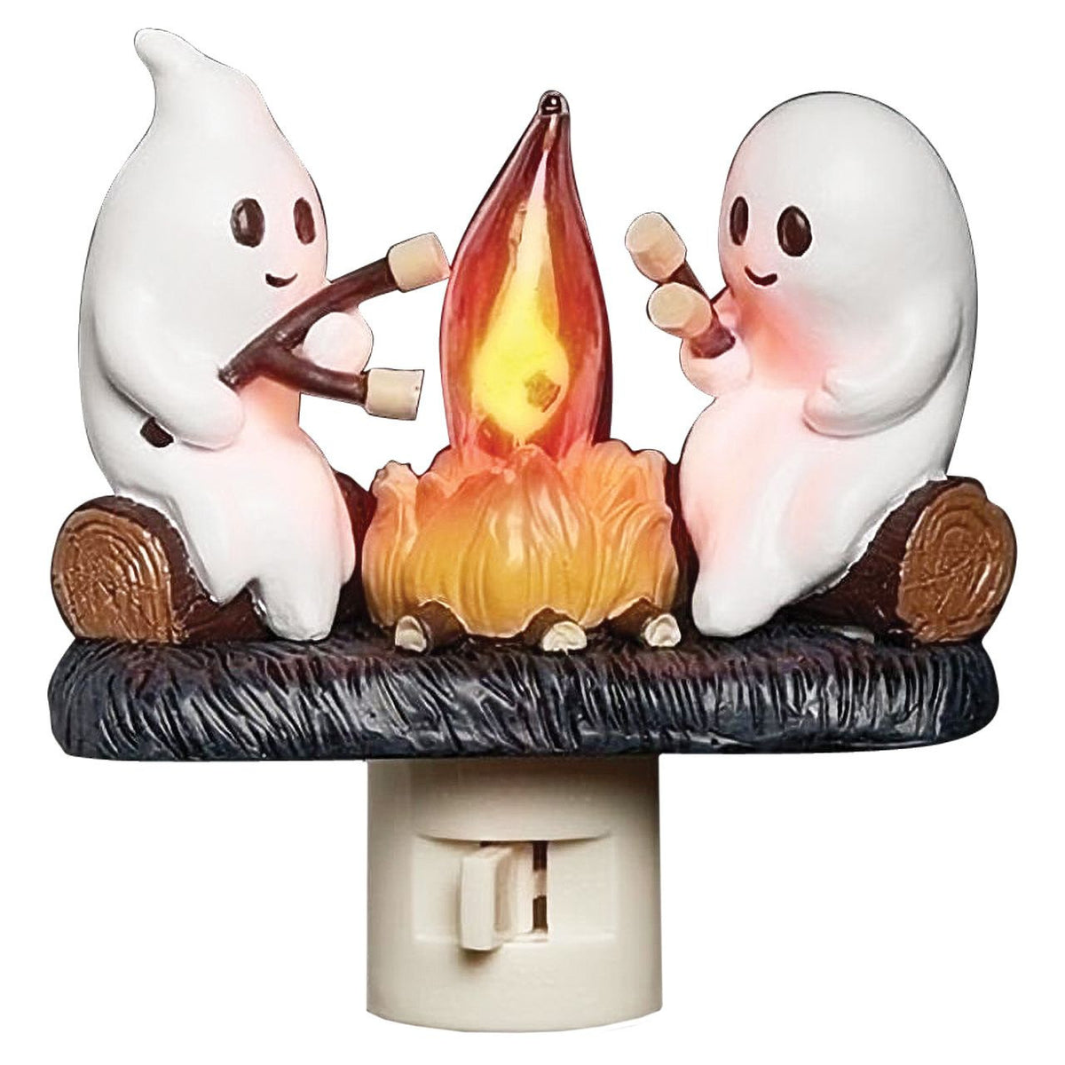 Halloween Ghost Plug-In Night Light - Resin