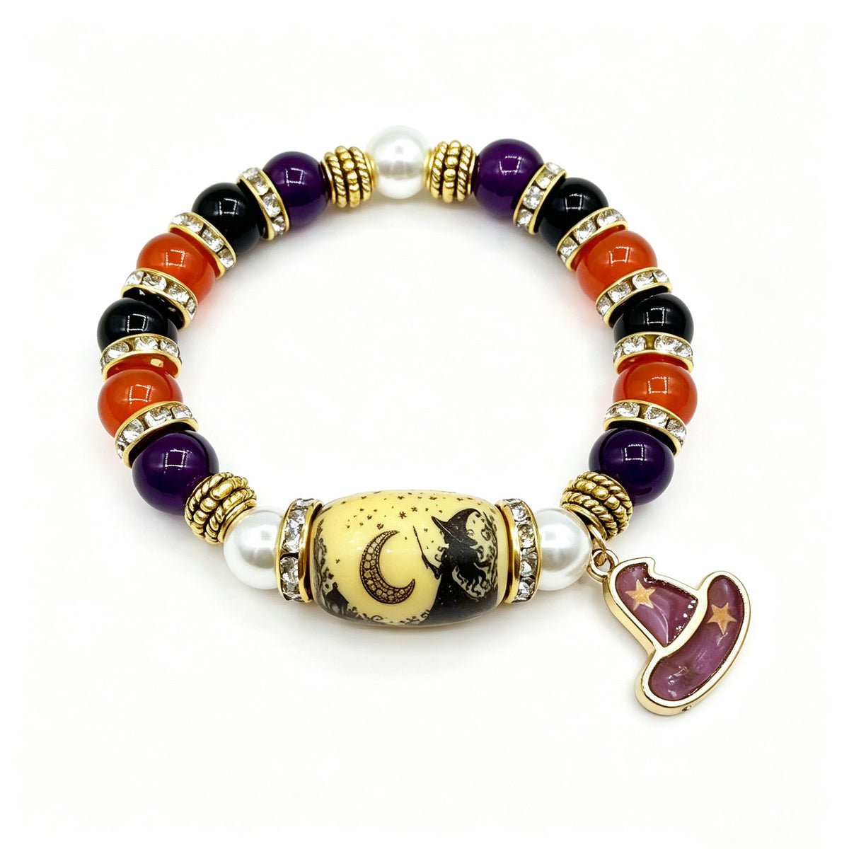 Halloween Beaded Bracelet Costume Jewelry