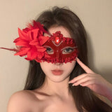 Halloween Anime Half-Face Mask - Plastic