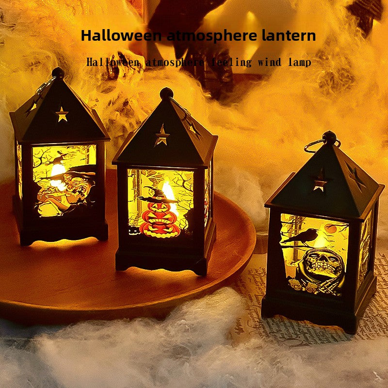 Halloween Handheld LED Pumpkin Light - Plastic