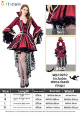 Halloween Witch Costume Dress - Cotton