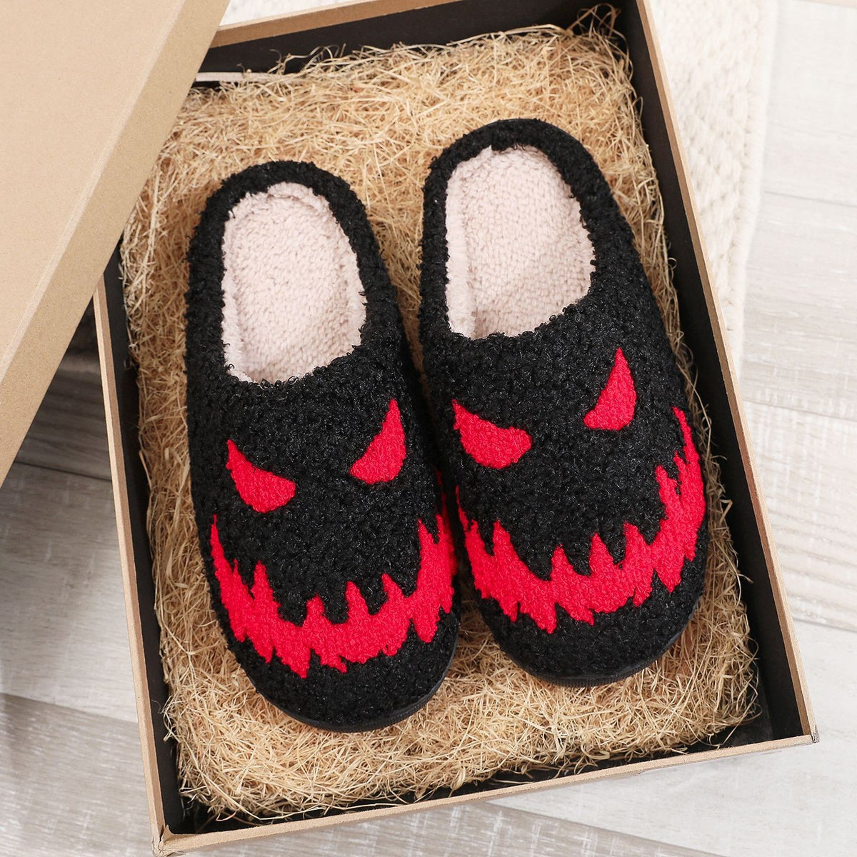 Halloween Plush House Slippers