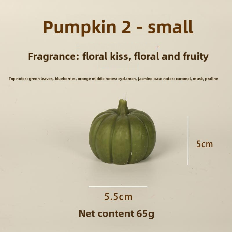 Halloween Pumpkin-Shaped Scented Candles