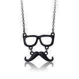 Halloween Cartoon Necklace with Black Cat Pumpkin Wizard Hat Pendant
