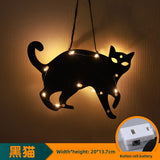 Halloween Light-Up Hanging Decorations - Plastic