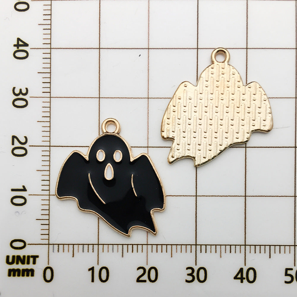 Halloween Enamel Jewelry Pendants - Alloy DIY Charms