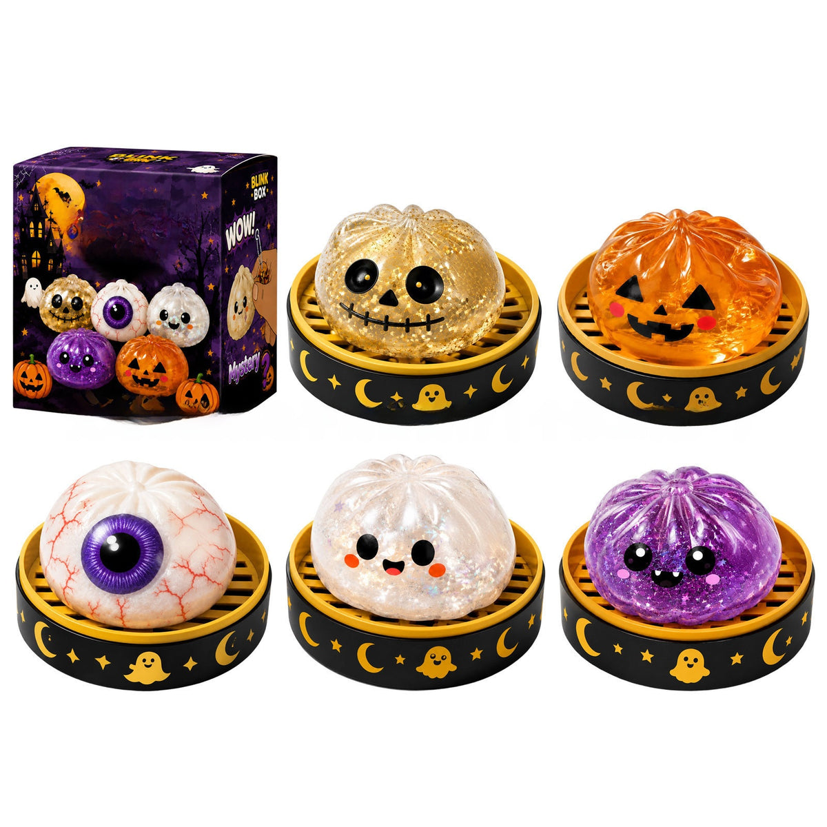 Halloween Squeeze Fidget Toy Gift Set