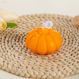 Halloween Pumpkin Face Candle