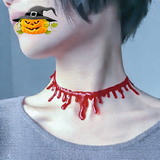 Halloween Fake Bleeding Necklace - Plastic