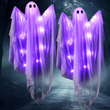 Halloween Ghost LED String Lights Outdoor Decorations - Plastic