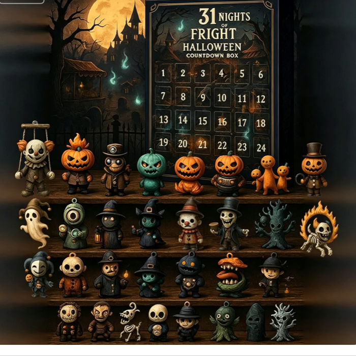 Halloween Countdown Blind Box - 3D PVC Figures