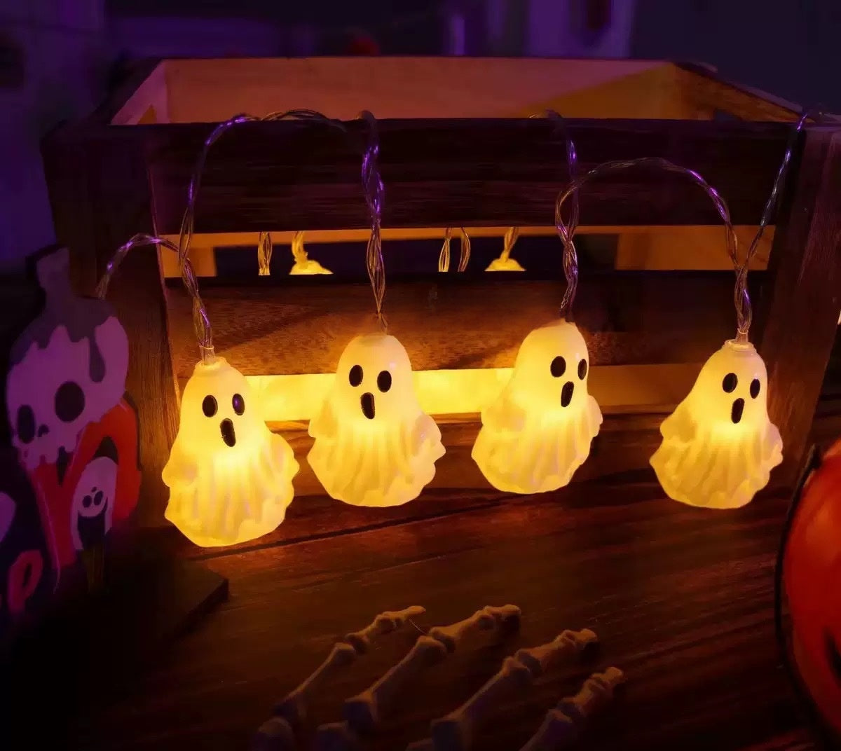 Halloween LED Pumpkin Light String