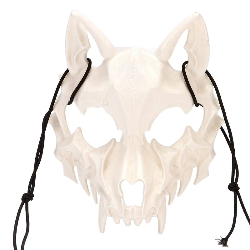Halloween Anime Half-Face Mask - Plastic