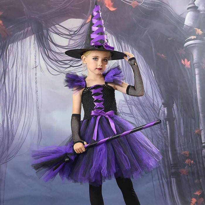 Kids' Halloween Witch Costume Dress