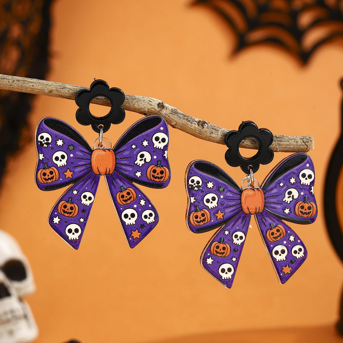 Cartoon Halloween Earrings Set