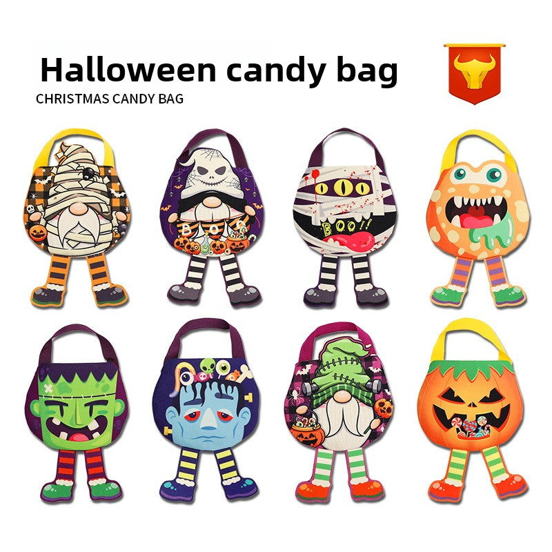 Halloween Pumpkin Print Trick-or-Treat Bag